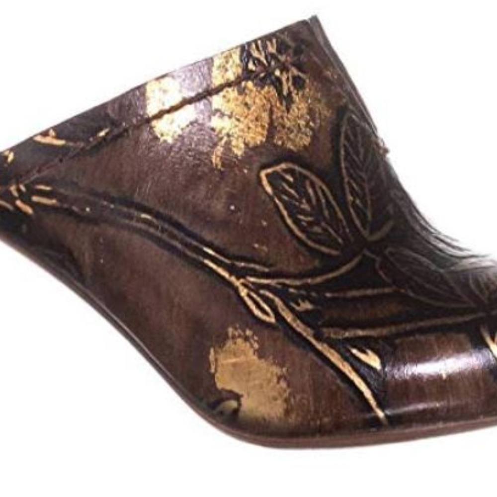 Patricia Nash Womens Ruffina Printed Leather Mules - Picture 5 of 6